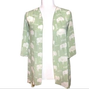 L&b Lucky and Blessed‎ Lightweight Sheer Cardigan Cover Up